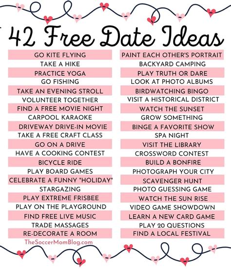 gratis date ideen|100 Free Date Ideas for Couples on a Budget